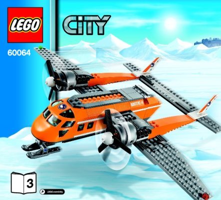 Bauanleitungen LEGO - City - 60064 - Arktis-Versorgungsflugzeug: Page 1