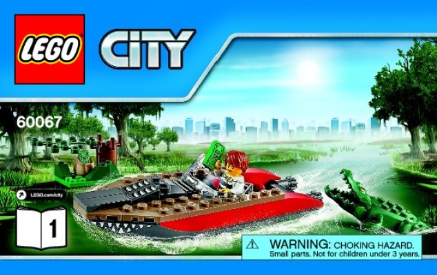 Bauanleitungen LEGO - City - 60067 - Verfolgungsjagd im Hubschrauber: Page 1