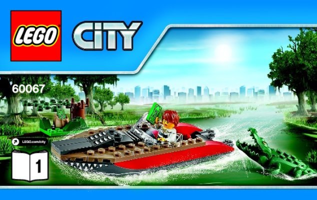 Bauanleitungen LEGO - City - 60067 - Verfolgungsjagd im Hubschrauber: Page 1