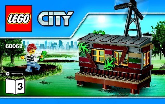 Bauanleitungen LEGO - City - 60068 - Banditenversteck im Sumpf: Page 1