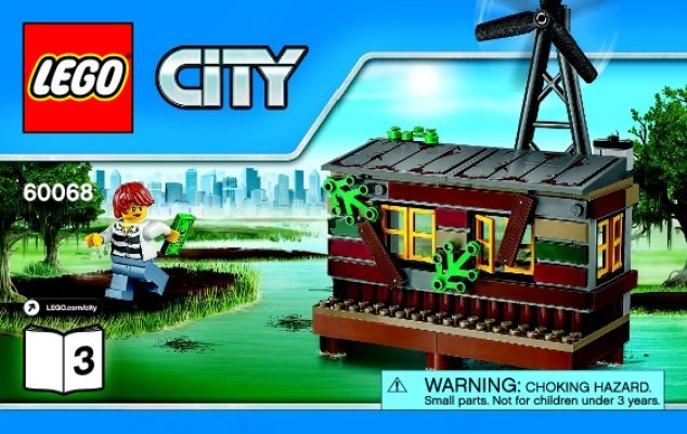 Bauanleitungen LEGO - City - 60068 - Banditenversteck im Sumpf: Page 1