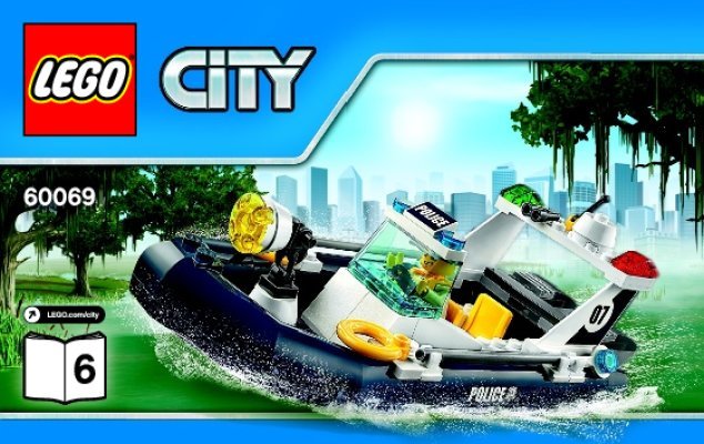 Bauanleitungen LEGO - City - 60069 - Polizeiwache im Sumpf: Page 1