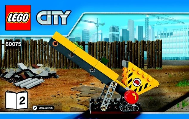 Bauanleitungen LEGO - City - 60075 - Bagger und Transportwagen: Page 1