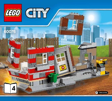 Bauanleitungen Lego City Abriss Baustelle