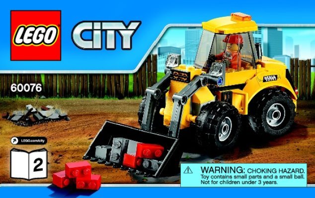 Bauanleitungen LEGO - City - 60076 - Abriss-Baustelle: Page 1