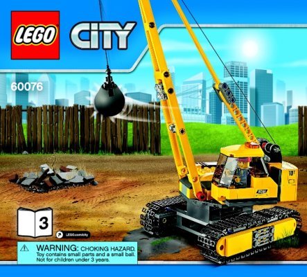 Bauanleitungen LEGO - City - 60076 - Abriss-Baustelle: Page 1