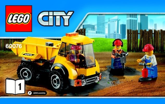 Bauanleitungen LEGO - City - 60076 - Abriss-Baustelle: Page 1