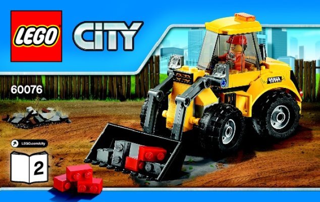 Bauanleitungen LEGO - City - 60076 - Abriss-Baustelle: Page 1