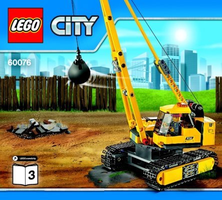 Bauanleitungen LEGO - City - 60076 - Abriss-Baustelle: Page 1