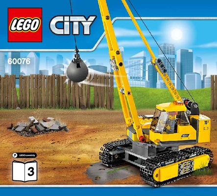 Bauanleitungen LEGO - City - 60076 - Abriss-Baustelle: Page 1