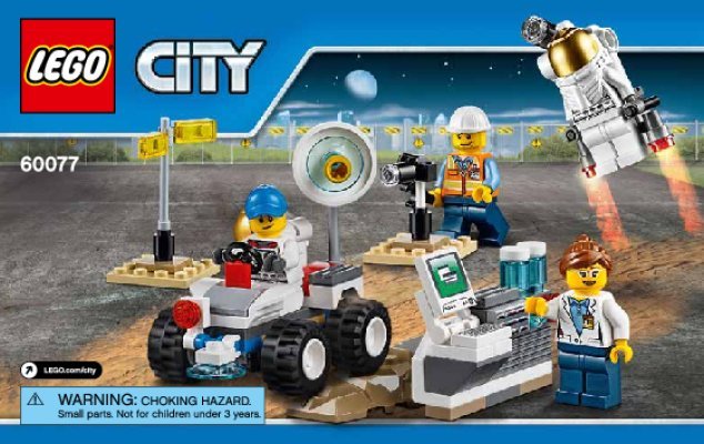 Bauanleitungen LEGO - City - 60077 - Weltraum Starter-Set: Page 1