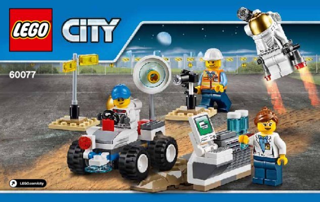 Bauanleitungen LEGO - City - 60077 - Weltraum Starter-Set: Page 1