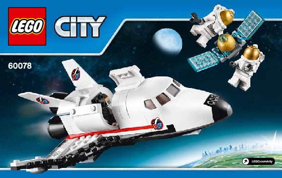 Bauanleitungen LEGO - City - 60078 - Weltraum-Shuttle: Page 1