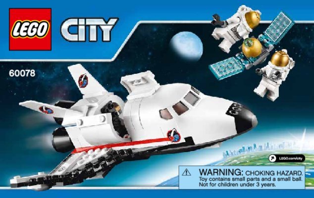 Bauanleitungen LEGO - City - 60078 - Weltraum-Shuttle: Page 1