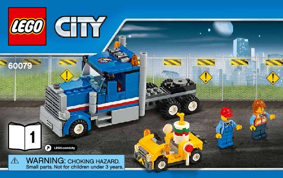 Bauanleitungen LEGO - City - 60079 - Weltraumjet mit Transporter: Page 1