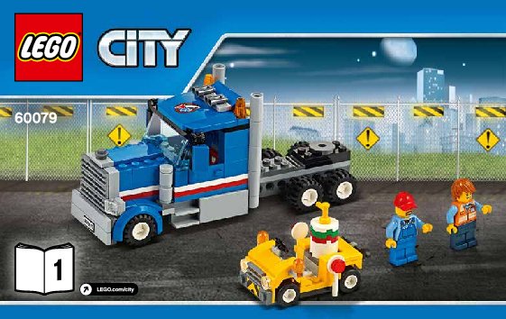 Bauanleitungen LEGO - City - 60079 - Weltraumjet mit Transporter: Page 1