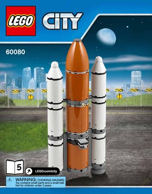 Bauanleitungen LEGO - City - 60080 - Raketenstation: Page 1