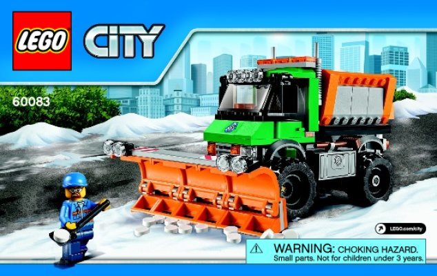 Bauanleitungen LEGO - City - 60083 - Schneepflug: Page 1