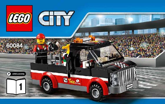 Bauanleitungen LEGO - City - 60084 - Rennmotorrad-Transporter: Page 1