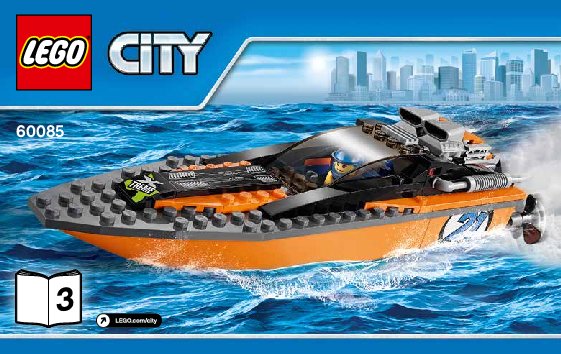 Bauanleitungen LEGO - City - 60085 - Allradfahrzeug mit Powerboot: Page 1