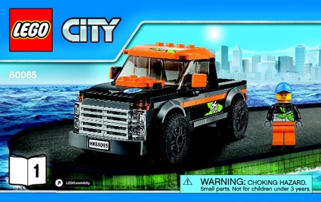 Bauanleitungen LEGO - City - 60085 - Allradfahrzeug mit Powerboot: Page 1