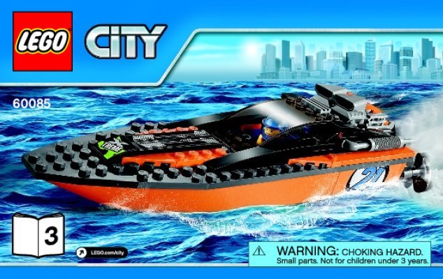 Bauanleitungen LEGO - City - 60085 - Allradfahrzeug mit Powerboot: Page 1