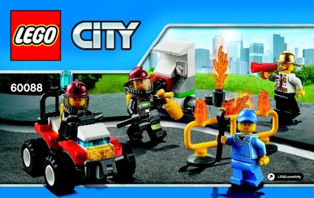 Bauanleitungen LEGO - City - 60088 - Feuerwehr Starter-Set: Page 1