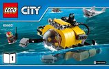 Bauanleitungen LEGO - City - 60093 - Tiefsee-Helikopter: Page 1