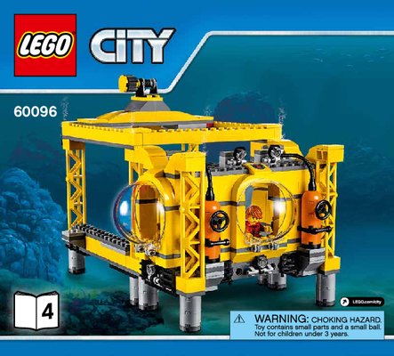 Bauanleitungen LEGO - City - 60096 - Tiefsee-Station: Page 1