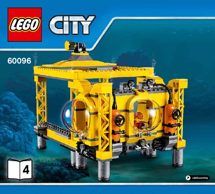 Bauanleitungen LEGO - City - 60096 - Tiefsee-Station: Page 1