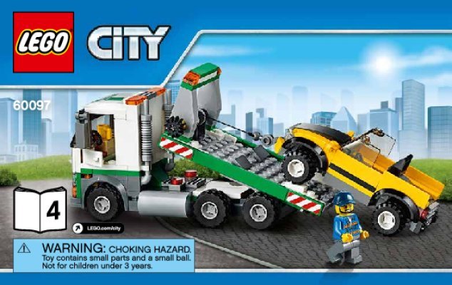 Bauanleitungen LEGO - City - 60097 - Stadtzentrum: Page 1