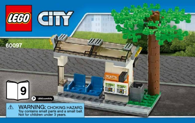 Bauanleitungen LEGO - City - 60097 - Stadtzentrum: Page 1