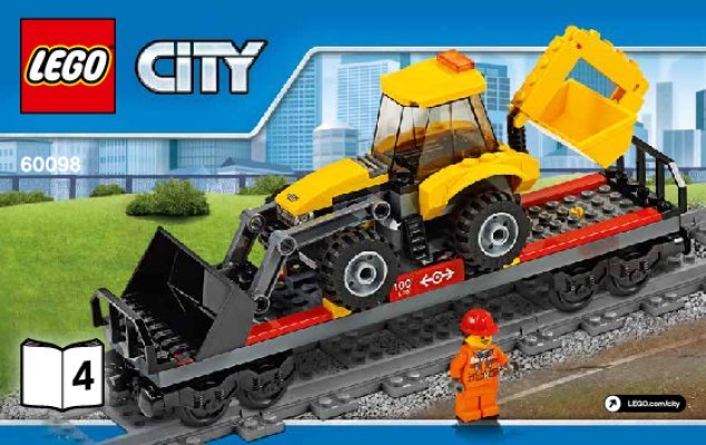 Bauanleitungen LEGO - City - 60098 - Schwerlastzug: Page 1