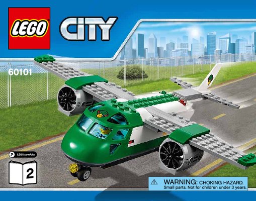 Bauanleitungen LEGO - City - 60101 - Flughafen-Frachtflugzeug: Page 1