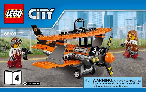 Bauanleitungen LEGO - City - 60103 - Große Flugschau: Page 1