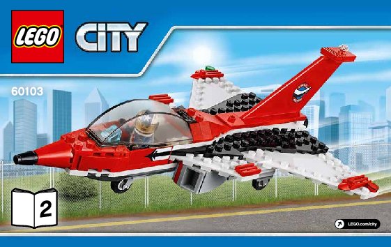 Bauanleitungen LEGO - City - 60103 - Große Flugschau: Page 1