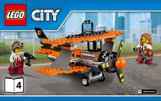 Bauanleitungen LEGO - City - 60103 - Große Flugschau: Page 1