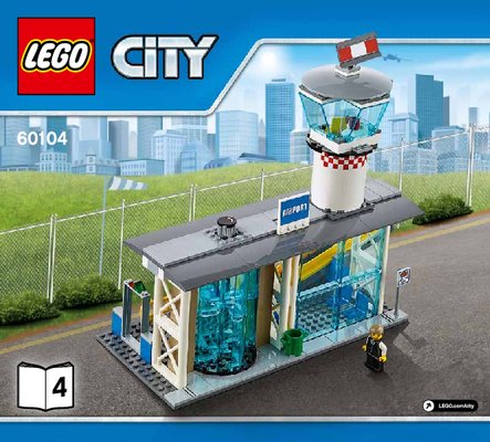 Bauanleitungen LEGO - City - 60104 - Flughafen-Abfertigungshalle: Page 1