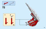 Bauanleitungen LEGO - City - 60107 - Feuerwehrfahrzeug mit fahrbarer Leiter: Page 75