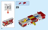 Bauanleitungen LEGO - City - 60107 - Feuerwehrfahrzeug mit fahrbarer Leiter: Page 40