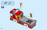 Bauanleitungen LEGO - City - 60107 - Feuerwehrfahrzeug mit fahrbarer Leiter: Page 62