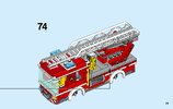 Bauanleitungen LEGO - City - 60107 - Feuerwehrfahrzeug mit fahrbarer Leiter: Page 77