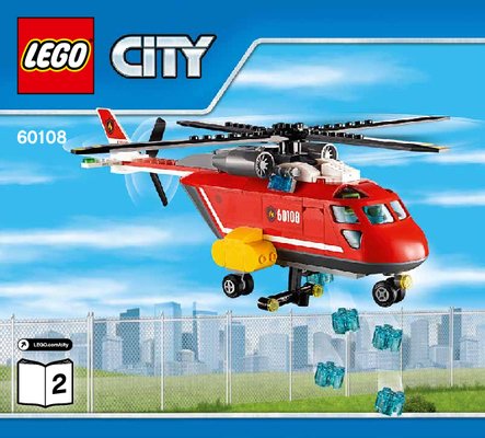 Bauanleitungen LEGO - City - 60108 - Feuerwehr-Löscheinheit: Page 1