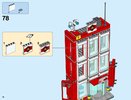 Bauanleitungen LEGO - City - 60110 - Große Feuerwehrstation: Page 76