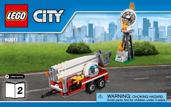 Bauanleitungen LEGO - City - 60111 - Feuerwehr-Einsatzfahrzeug: Page 1