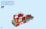 Bauanleitungen LEGO - City - 60112 - Feuerwehrauto mit Kran: Page 38