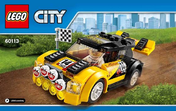 Bauanleitungen LEGO - City - 60113 - Rallyeauto: Page 1