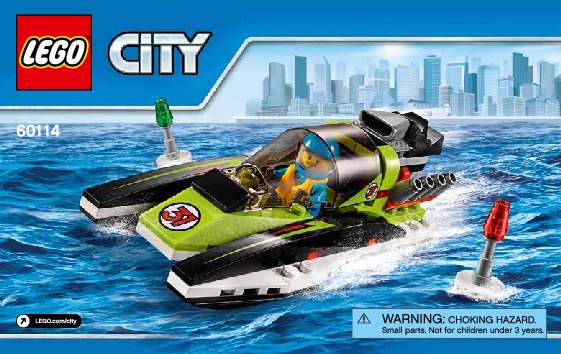 Bauanleitungen LEGO - City - 60114 - Rennboot: Page 1