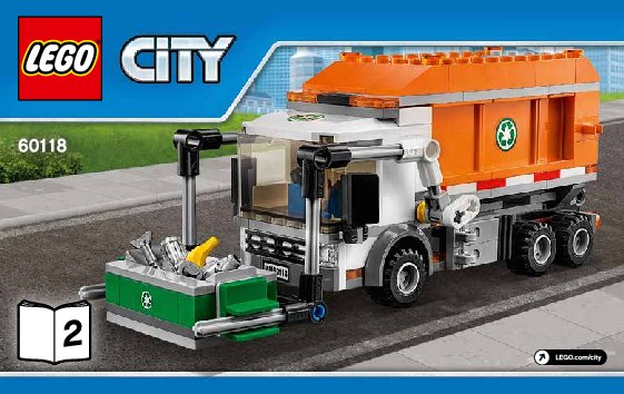 Bauanleitungen LEGO - City - 60118 - Müllabfuhr: Page 1