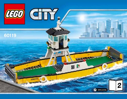 Bauanleitungen LEGO - City - 60119 - Fähre: Page 1